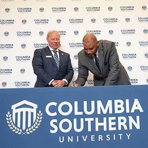 Photo for Articulation Agreement with Columbia Southern University