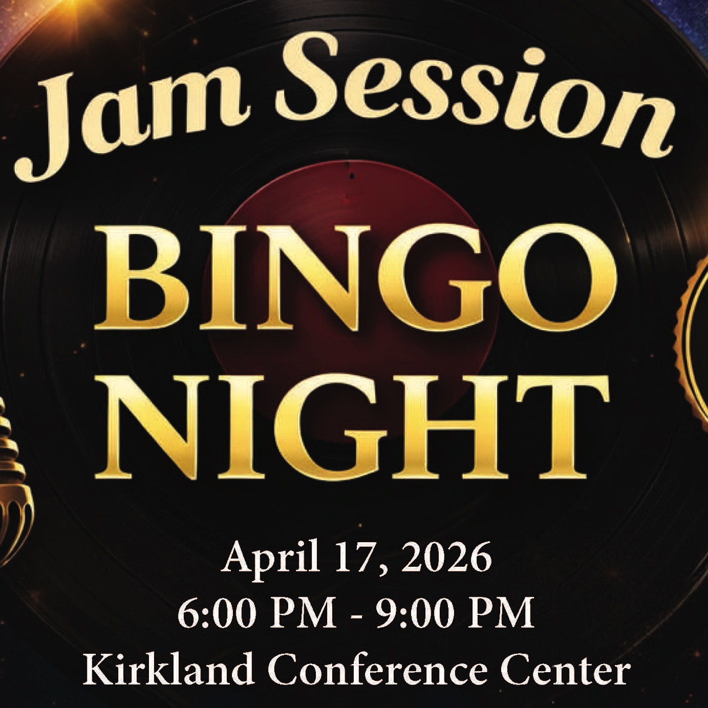 Photo for Jam Session Bingo Night - April 17, 2026 - ATC Kirkland Conference Center Albany GA