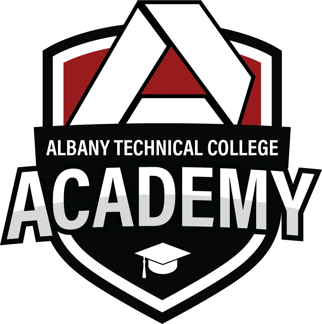 Albany Technical College Academy of Learning and Performance Logo.