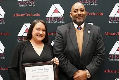 Taylor Wooten and Dr. emmett Griswold