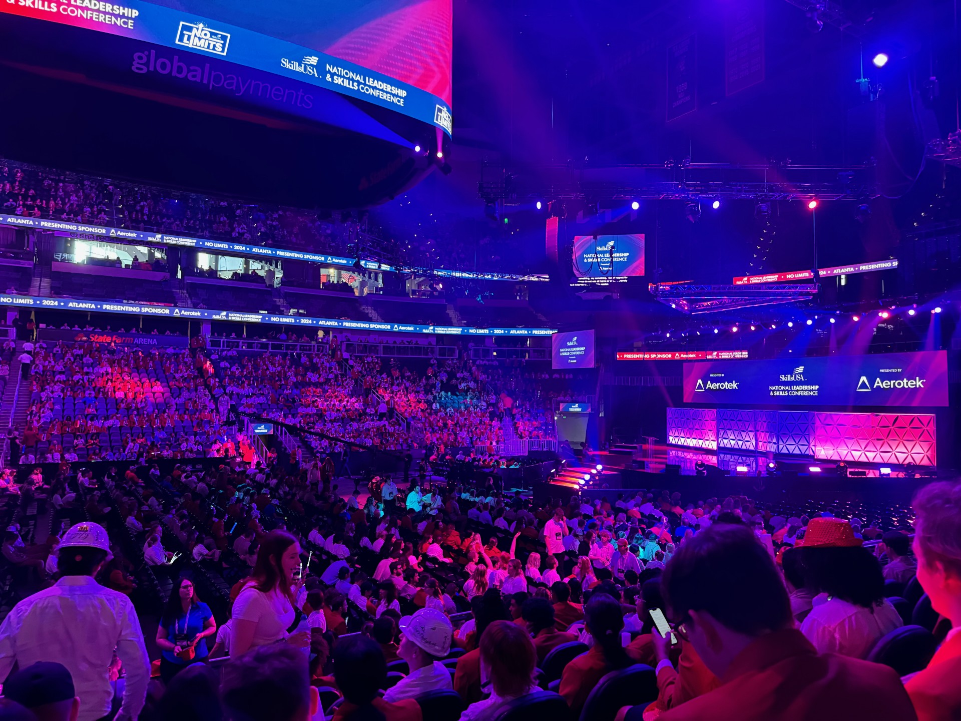 Photo of arena of SkillsUSA Competition.