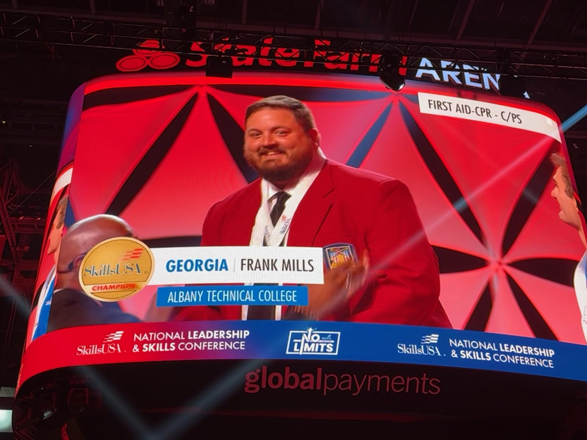 Gold Medalist Frank Mills - SkillsUSA First Aid-CPR