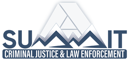Criminal Justice & Law Enforcement Summit Logo.